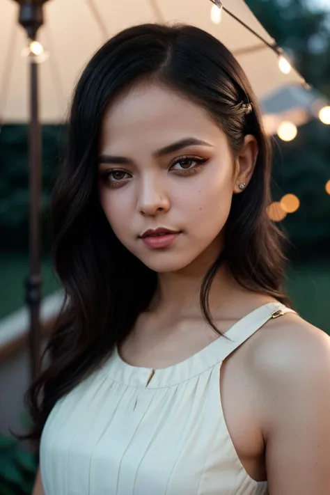 photo of (EPP4l4kS1ndhw4n1:0.99), closeup portrait, perfect hair, (modern photo, china dress), 24mm, (analog, cinematic, film grain:1.3), ((warp-speed frigate command hub, dolomite stone, led outdoor lights, patio umbrella lights, gradient:1.1)), ((detailed eyes)), ((eyeliner, long lashes)), (epicPhoto), long eyelashes, (perfect waist), (painted lips)