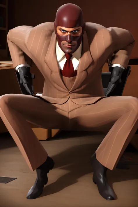(masterpiece, best quality), intricate details,
1boy, solo, man, suit, <lora:spylorav1:0.8> tf2spy, redteam, face mask, < <lora:Haigure:0.8>