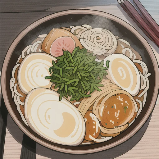 Highly detailed RAW drawing of (a bowl of Ramen), (intricate details)