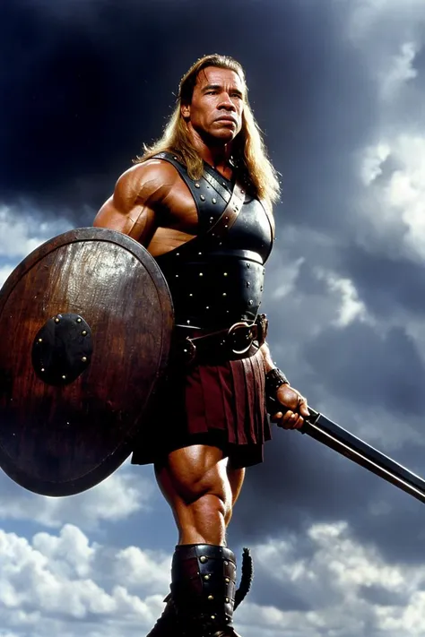 Viking JCVD on battlefield,epic movie still