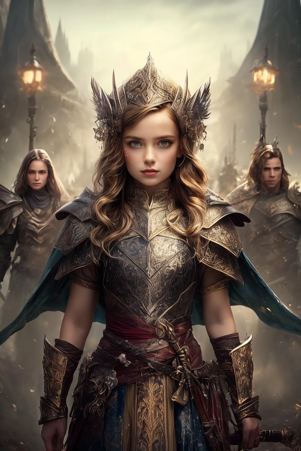 ((masterpiece)), 1girl, young , small breasts,  medieval, fantasy, wiking, nordic, war paint  wallpaper, official art,  (( Laia Manzanares Tomàs face )) , ((cat eyes)), ((vertical pupil))  as (( Disir, The Ghostly Warriors: The Disir are a group of spectral warriors, rumored to serve the goddesses of death and fertility. Their bodies are semi-transparent, and their eyes are a piercing white that seem to glow in the dark. Long, wispy hair falls down their backs, obscuring their faces and adding to their mysterious appearance. They wear suits of armor made from the bones of their enemies, held together by dark magic and malicious intent. In their hands, they grip weapons of all kinds, capable of destroying entire armies.  )), realistic, best quality, ultrasharp, ultradetailed, intricated details, , , vivid colors , full body shoot, strong shafows, deep of field , bokeh AS-YoungV2