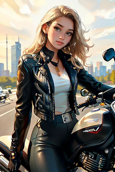 Merger_monique_delust,
(riding a motorcycle:1.2) wearing (motorbike leathers:1.2), (riding a motorbike:1.2), (driving a motorbike:1.2),  (motorcycle:1.1), traffic, leather trousers, leather jacket, motorcycle boots, leather gloves,
bokeh, f1.4, 40mm, photorealistic, raw, 8k, textured skin, skin pores, intricate details  <lora:epi_noiseoffset2:1>, epiCRealism