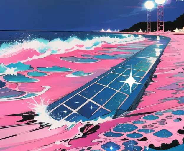 A beautiful illustration filled with life, lineart, bold coloring, black, intricate ocean, plants, sea, beach, masterpiece, arakistyle, manga art, best quality, scan, blue pink yellow, illustration,jojo, background, landscapes, sparkles lighting, anime, simple coloring, colorful
<lora:arakistyle-000006:1>
