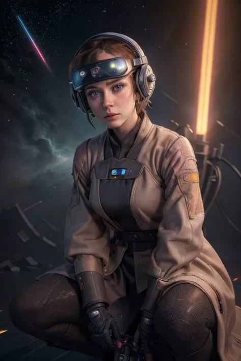 beautiful face, VR helmet <lora:TronFashion:0.65> TronFashion, detailed, <lora:add_detail:1> ((Jedi girl)) on the knees ((Evan Rachel Wood )),l in space, stars hotography byJocelyn Hobbie and Charles Dwyer RAW photograph explosion , ,(abstract textured background:1.2), ,(skin texture),masterpiece, top quality, best quality, official art,highest detailed,,atmospheric lighting, cinematic composition,complex multiple subjects, 4k HDRvaporwave style , , cyberpunk, vibrant, neon colors, , highly detailed,,,Leica Q2 with Summilux 35mm f/1.2 ASPH, hanfu,clear face, Ultra High Resolution, wallpaper, 8K,Rich texture details, hyper detailed, detailed eyes, detailed background, dramatic angle, epic composition, SimplepositiveXLv1 (masterpiece, high quality, ), (close-up portrait:1.0), , model photoshoot, , a stylish girl,