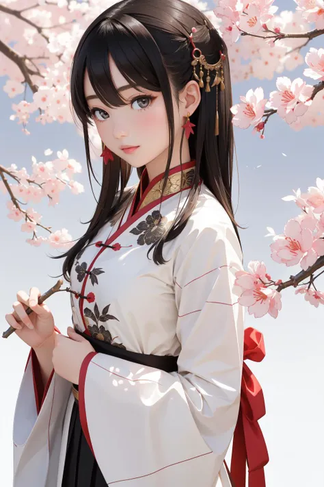 1girl, Chinoiserie ([Hot air balloon:Branch:2]:1.1) , it is very Supple and [Elevating|Literal], it is engraved with croquis and Black details, it is forged by Microsoft
