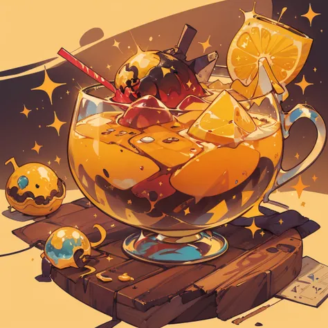 a glass filled with yellow glowing liquid sitting on top of a table, alchemist library background, cup of death, yellow neon liquid in cup glowing, sparkle, health potion <lora:1665813870758911754:0.7>
