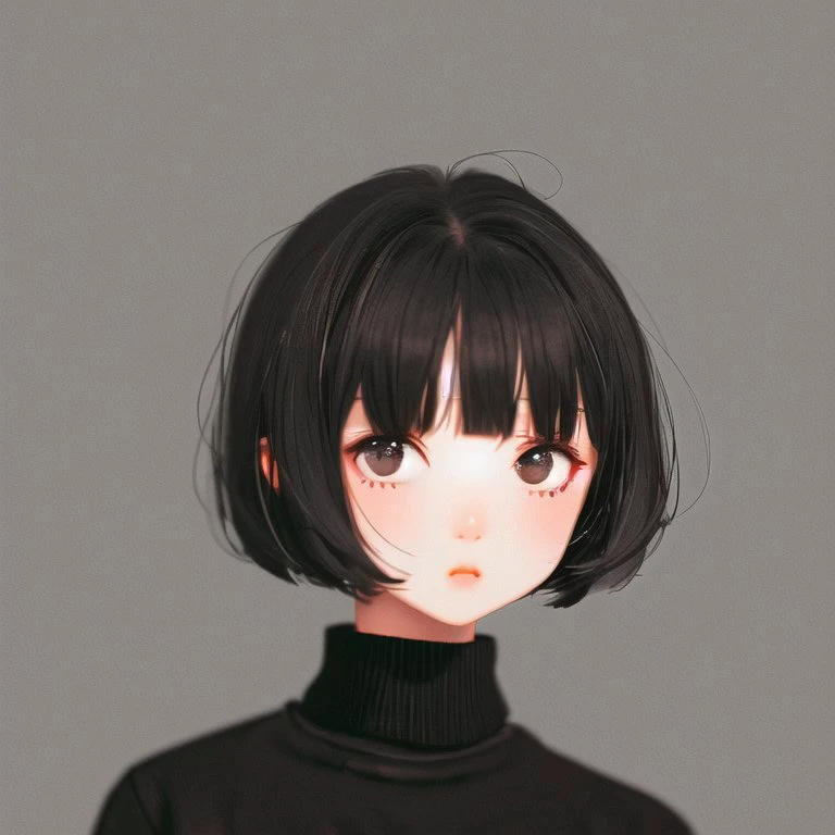 <lora:mlrdjlock:1>, mlrdjlock, background, foreground, depth of field,
masterpiece, best quality, 1girl, solo, black eyes, black hair, black sweater, bob cut, closed mouth, medium hair, simple background