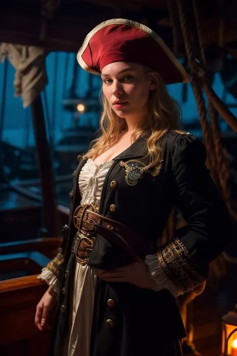 DEN_swordgirlfrend_OF,
((salty sea wench:1.2), (pirate:1.1) on a (dilapidated pirate ship:1.2), (buccaneer:1.2), pirate, (pirate ship:1.1), atmospheric, (rigging:1.2), (mast:1.1), ship:1.2),
bokeh, f1.4, 40mm, photorealistic, raw, 8k, textured skin, skin pores, intricate details  <lora:epi_noiseoffset2:1>, epiCRealism <lora:ClothingAdjuster3:-1>