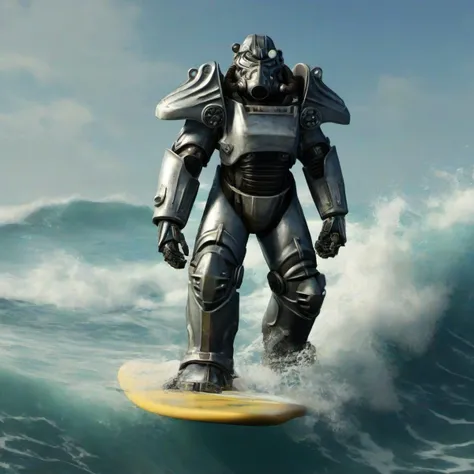 Robocop , swimming in a public swimming pool, wearing a duck buoy, photography, trending on artstation, sharp focus, intricate details, by greg rutkowski <lora:Robocop:0.7>