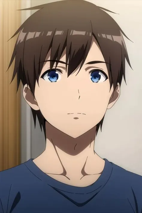 masterpiece, best quality, sketch, 1boy, solo, male focus, looking at viewer, upper body, , , realistic, <lora:kyouya_hashiba:0.74>, kyouya_hashiba, brown hair, blue eyes