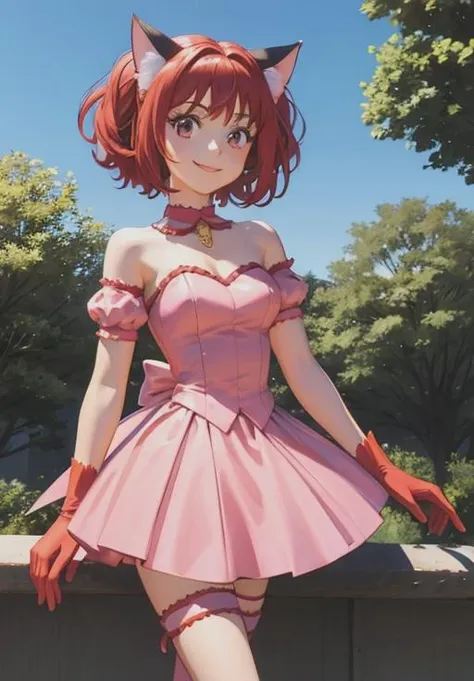 <lora:TMM_Ichigo_Momomiya:0.8>, TMM_Ichigo_Momomiya, 1girl, solo, smile,, (majestic, stunning, exquisite:1.3)