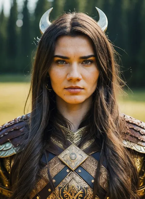 analog style, modelshoot style, A stunning intricate full color portrait of (35 years old sks woman:1) as (viking warrior woman), (barbarian), epic character composition, by ilya kuvshinov, alessio albi, nina masic, sharp focus, natural lighting, subsurface scattering, f2, 35mm, film grain, <lora:locon_brett_v2_from_v1_64_32:1.3>