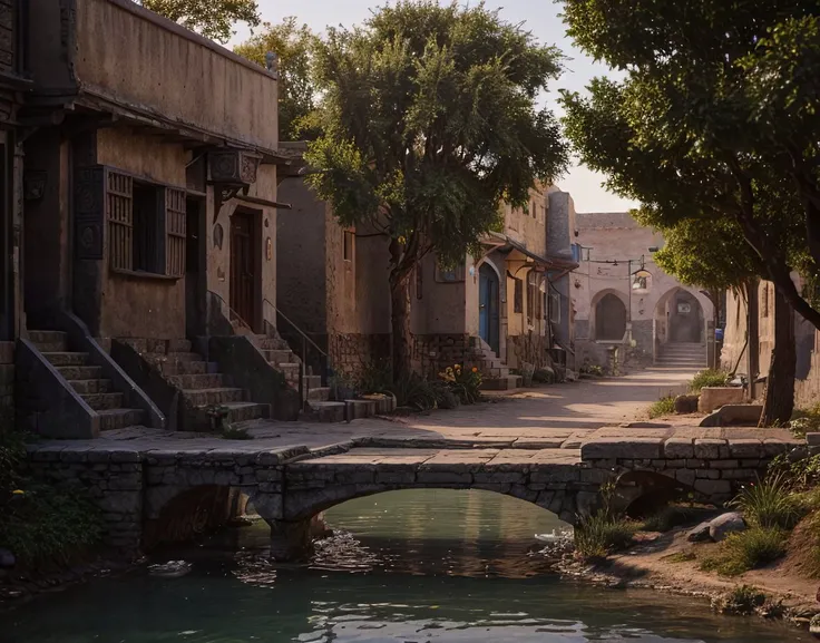 <lora:morrowind:1>, (balmora), town, small houses, bridge, medieval fantasy, dark, detailed, ultrarealistic, photo, bokeh, depth of field, 8k uhd, dslr, soft lighting, high quality, Fujifilm XT3, <lora:cheeseDaddys_35:0.16> <lora:add_detail:0.24>
