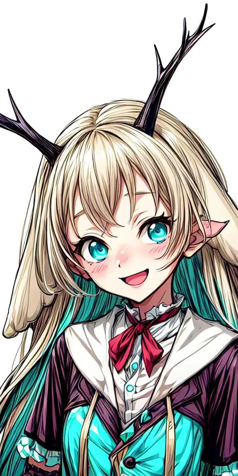 tsukinoki tirol,<lora:tsukinoki tirol:1.0>, :d,devil horns,tits,<lora:tawasi:-0.5>,<lora:more_details:1.0>