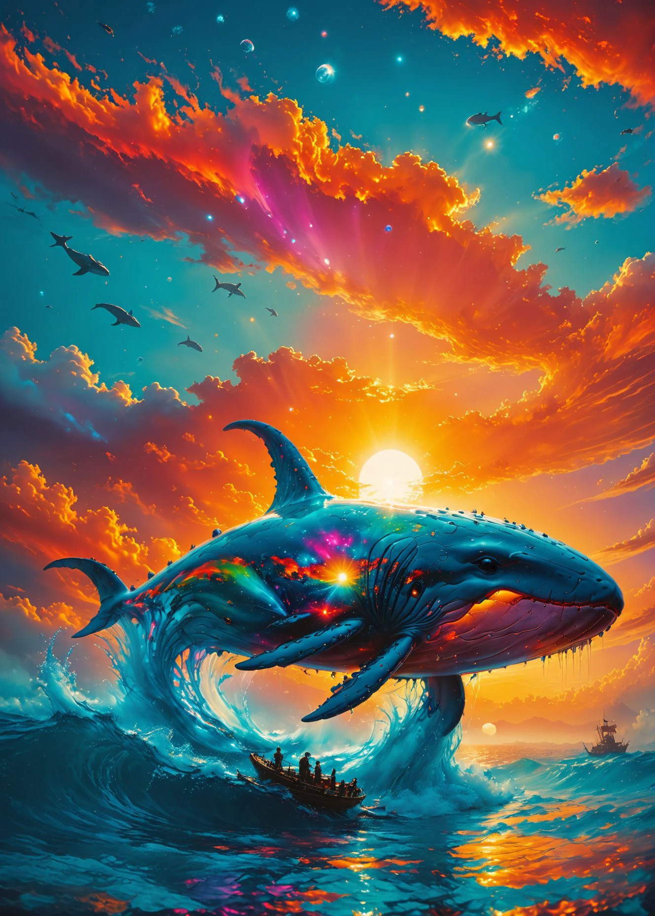 "dream" (mystical:0.1), a flying whale, a mindblowing experience, the sunset on godworld, vivid colors, <lora:SDXLFaeTastic2400:1.0> <lora:Contained_Color_SDXL:0.6> Contained Color <lora:MJ52:0.8> <lora:RMSDXL_Creative:1.0> <lora:EnvyActionShotXL01:0.45> action shot, masterpiece