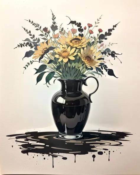 <lora:neg9V2_last:0.5>india ink painting, still life,
