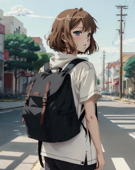 (anime screencap,:1.5)
Bicycle
1girl, upper body portrait, organza Dark Brown stacked bob
hair over eyes Travel Backpack Cinnamon Thick Brows
anime screencap,
hyperrealism, photorealism,
,best quality,masterpiece,highly detailed,ultra-detailed,