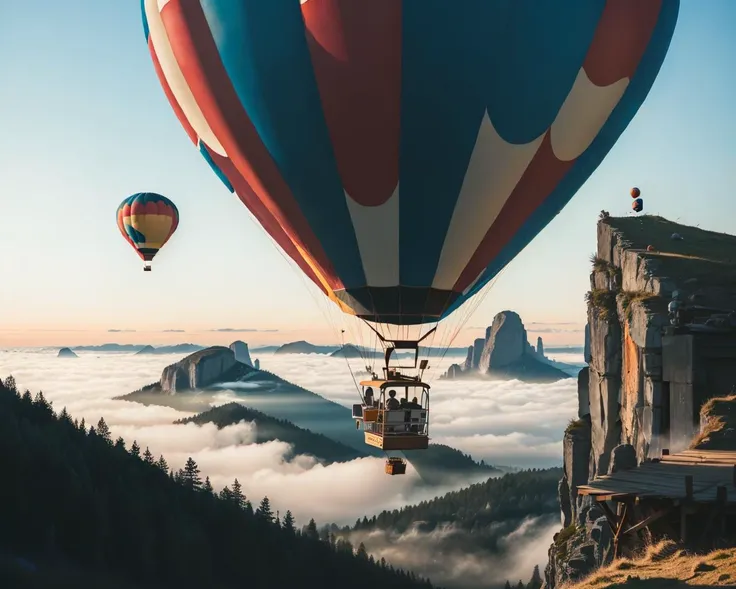 (no humans:1.5)
,best quality,masterpiece,highly detailed,ultra-detailed,
(8k uhd RAW, analog photo style of:1.2)
Hot air balloon
sharp focus, volumetric fog, 8k uhd, dslr, high quality, film grain,by Walker Evans ,