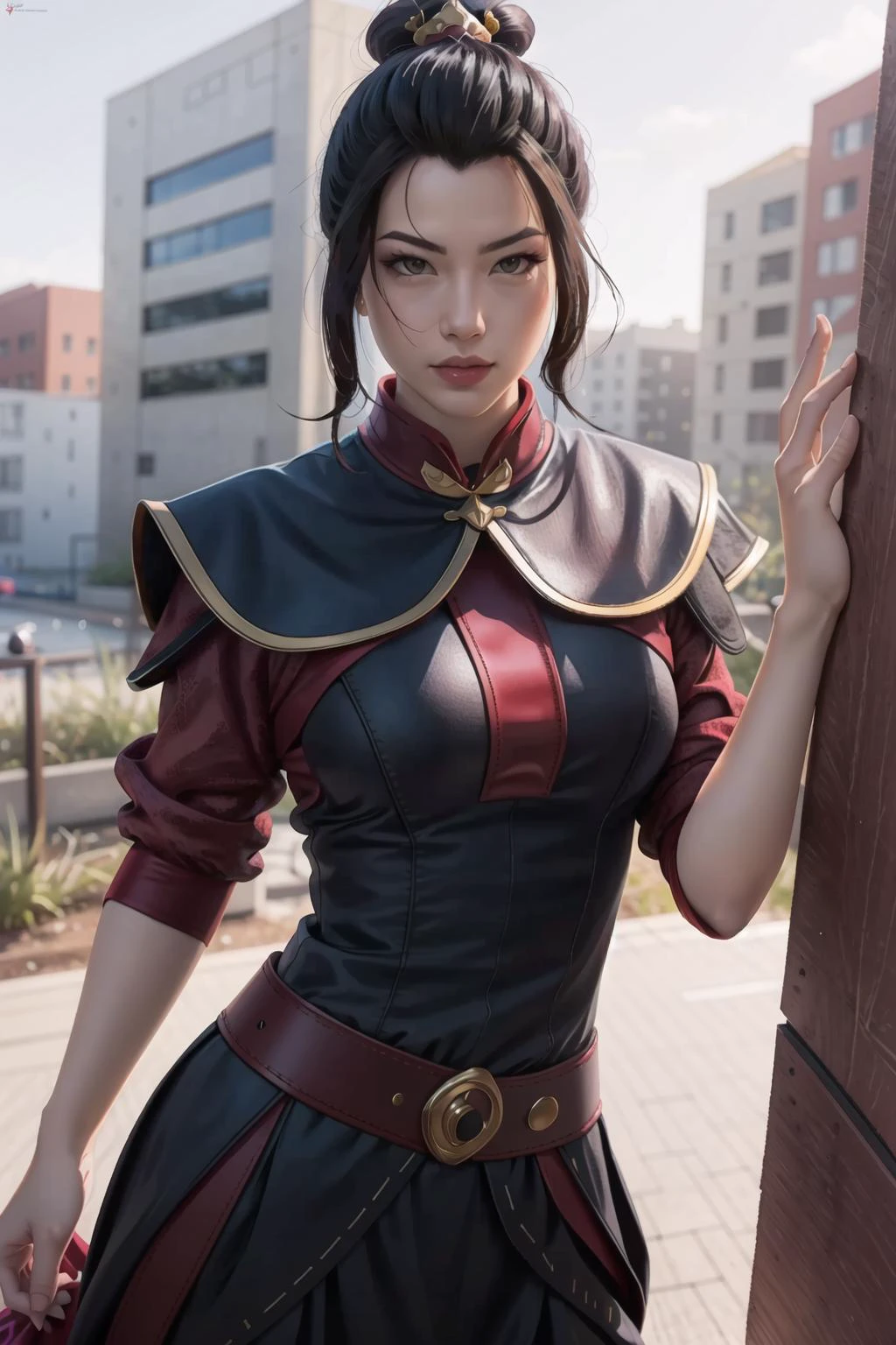 best quality, intricate details, (hyper-realistic digital illustration),(masterpiece:1.1),
<lora:azulaAvatarLORA_v10:0.8> azula,