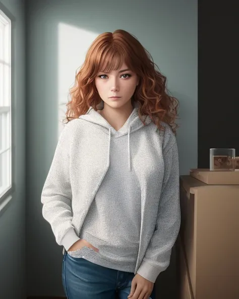 masterpiece, best quality,
,best quality,masterpiece,highly detailed,ultra-detailed, RAW, analog style, 1girl,, high detailed skin, skin details, sharp focus, volumetric fog, 8k uhd, dslr, high quality, film grain, Fujifilm XT3 1gril,[ Jun Ji-hyun : jenny mccarthy-wahlberg :0.3],( Crawling :1.1),[ Pullover Sweater : Stab-proof clothing :0.3], Crimped Hair,Auburn,ISO 100 Ultra-Wide-Angle Lens (8-15mm) GoPro Fusion 360 camera (by Hyperrealism Photorealism:1.3) <hypernet:2nvinkpunk:1.0>,