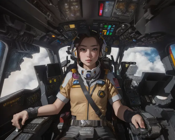 best quality,masterpiece,highly detailed,ultra-detailed,1girl,
11   ( in Mscockpit,cockpit  :1.3)    <lora:mscockpit-000005:0.5> in space