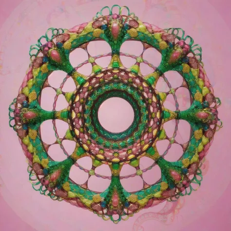 (masterpiece, top quality, best quality, official art, beautiful and aesthetic:1.2), a pink spirograph <lora:Spirograph:1.0>