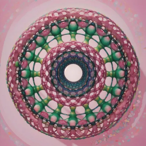 (masterpiece, top quality, best quality, official art, beautiful and aesthetic:1.2), a pink spirograph <lora:Spirograph:1.0>