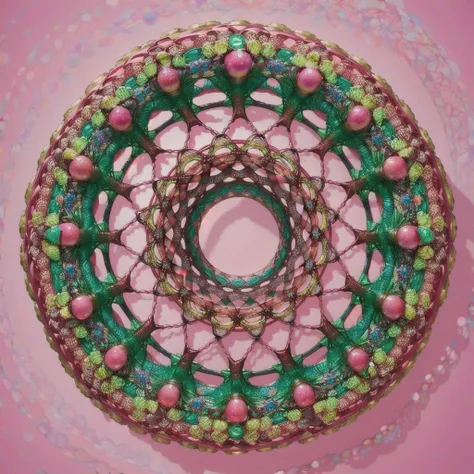 (masterpiece, top quality, best quality, official art, beautiful and aesthetic:1.2), a pink spirograph <lora:Spirograph:1.0>