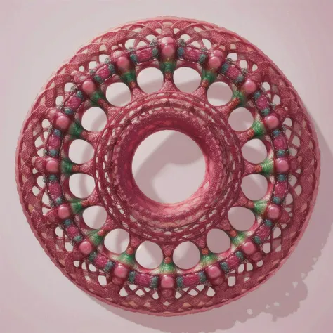 (masterpiece, top quality, best quality, official art, beautiful and aesthetic:1.2), a pink spirograph <lora:Spirograph:1.0>
