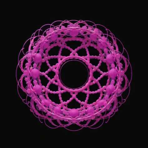 (masterpiece, top quality, best quality, official art, beautiful and aesthetic:1.2), a pink spirograph <lora:Spirograph:1.0>