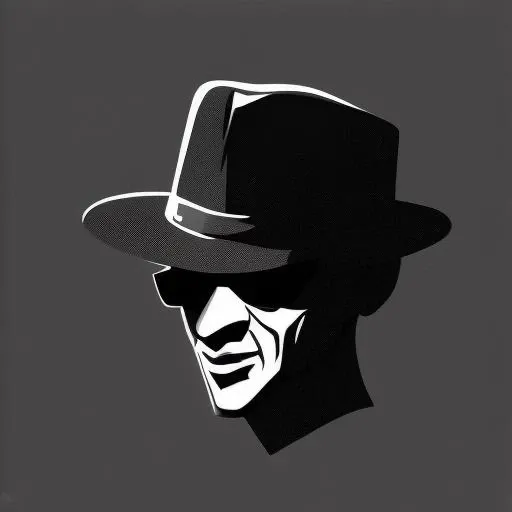 mafia game logo, <lora:dlogo:1>,black background, colored