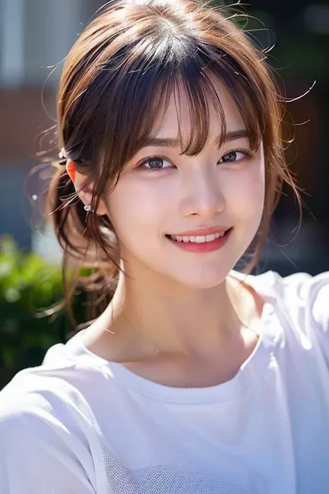 dressed, (photo realistic:1.4), (hyper realistic:1.4), (realistic:1.3),
(smoother lighting:1.05), (increase cinematic lighting quality:0.9), 32K,
1girl,20yo girl, realistic lighting, backlighting, light on face, ray trace, (brightening light:1.2), (Increase quality:1.4),
(best quality real texture skin:1.4), finely detailed eyes, finely detailed face,
(tired and sleepy and joy), (laugh), face closeup, t-shirts,
(Increase body line mood:1.1), (Increase skin texture beauty:1.1)
<lora:taiwandolllikenessV20_v20:0.3:OUTALL>
<lora:koreandolllikenessV20_v20:0.3:OUTALL>
<lora:ChineseDollLikenessV3.0:0.3:OUTALL>
<lora:JapaneseDollLikeness_v15:0.3:OUTALL>