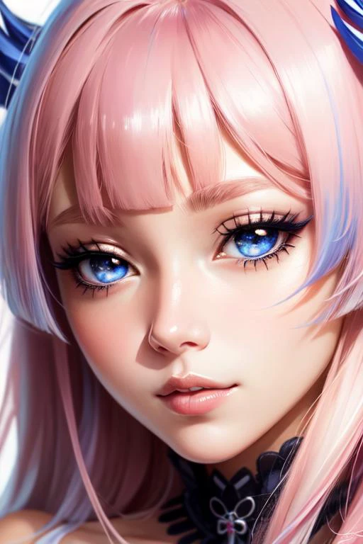 face, closeup, closeup shot, detailed eyes, detailed iris, shiny, shiny, hair extreme details, shiny clothes,
<lora:Sangonomiya Kokomi-000010:1> pink hai, long hai, 1girl, sangonomiya kokomi