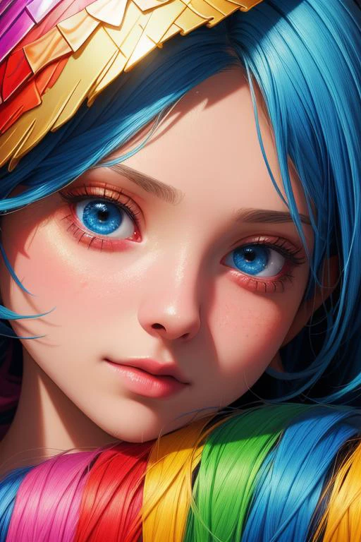 high resolution macro photo of cute female eyes absurdres masterpiece sharp focus hdr colorful skin texture