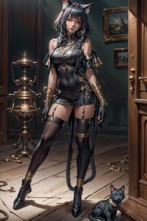 best quality,masterpiece,highres,original,extremely detailed wallpaper,perfect lighting,extremely detailed CG,<lora:add_detail:0.4>,perfect_photography.txt,
<lora:Egyptgodpunkv.4:0.75>,egypt,bastettechpunk1,