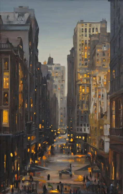 Crvgg, an oil painting, Arcadecore aesthetic, abstract, beautiful city flat, bright colors, stunning background. dark and moody, a mesmerizing blend of light and shadow. masterpiece, absurdres, intricate details