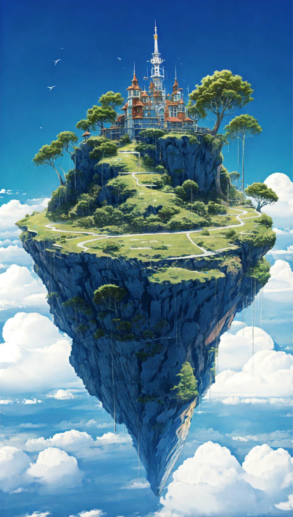 masterpiece, best quality, high quality, highres, absurdres, ultra-detailed, best anatomy,
<lora:island:0.8> islands, sky