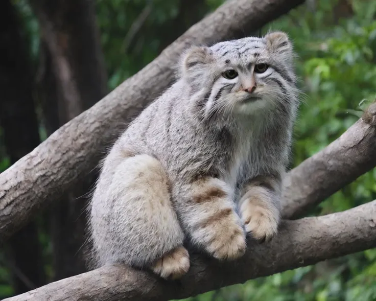 manul, Otocolobus, <lora:Otocolobus_manul_v2:0.6>, animal focus