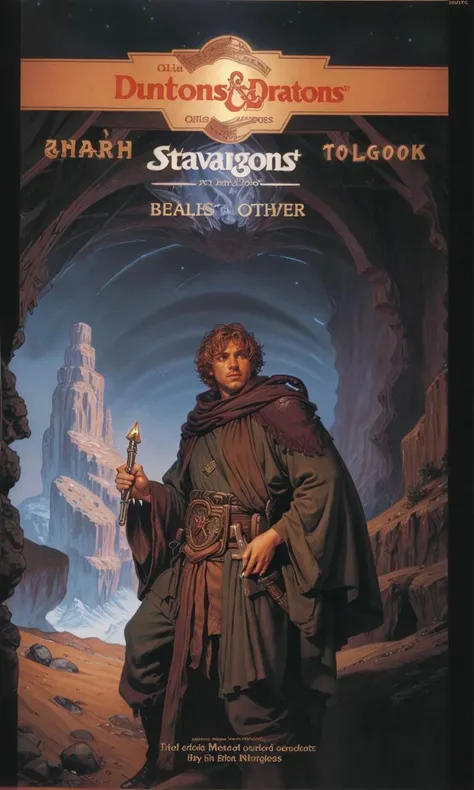 advdnd2023, book cover, novel illustration, sci-fi, jedi, star wars, intricate art, broshild2023, advanced dungeons and dragons,