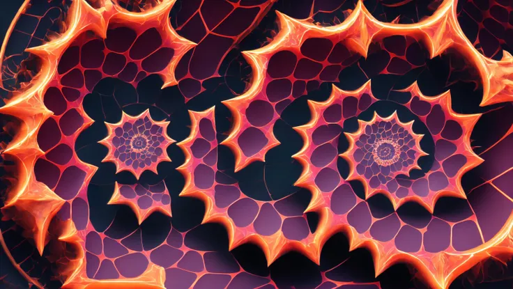 ((fractal)), organic, (symmetrical), vortex, psychedelic, octane organic cinematic, detail, 8k, concept art, isometric, high quality, fluid lines, organic volumetric lights, (masterpiece:1.2), (best quality:1.2)