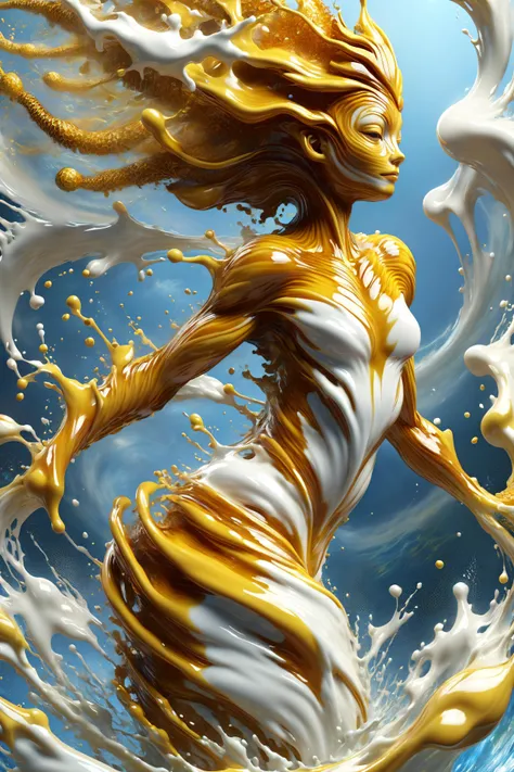 (milk and honey DonM3l3m3nt4lXL elemental:1.3),<lora:DonM3l3m3nt4lXL:1>, (masterpiece:1.2), best quality, colorful, (intricate details, hyperdetailed, highest detailed:1.2), high resolution textures, <lora:EnvyBetterHiresFixXL01:1>