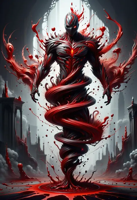hyper detailed masterpiece, dynamic, awesome quality,diminutive blood standing DonM3l3m3nt4lXL, <lora:DonM3l3m3nt4lXL-000010:1>