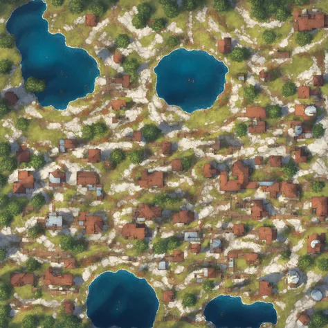 <lora:BattleMapV1:1>, BattleMap, giant hole in the ground, city surrounding the hole, houses, roof, interiors, Ultra realistic 8k cg, HDR, beautiful, detailed, perfect artwork, masterpiece