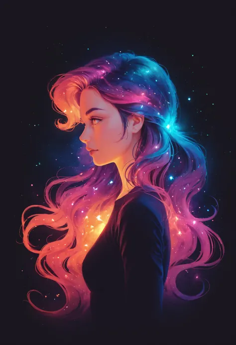 score_9, score_8_up, score_7_up, glowing frame, backlight, cosmic silhouette, galaxy_core, galaxy frame, colorful nightsky outline, galaxy framed girl silhouette, backlighting, vibrant night sky, dreamy, sketch, sprital vortex, glimmery, colored, bright colors, high contrast, vivid lighting, dark background