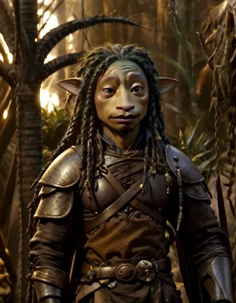 A close up of a person in a costume with dreadlocks - SeaArt AI