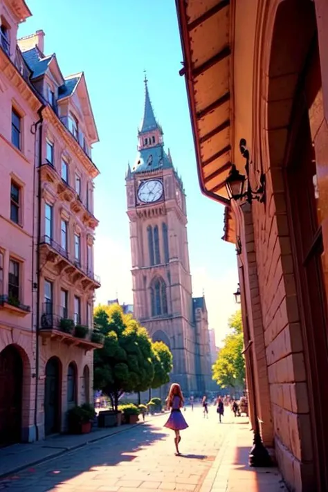 Rapunzel, city