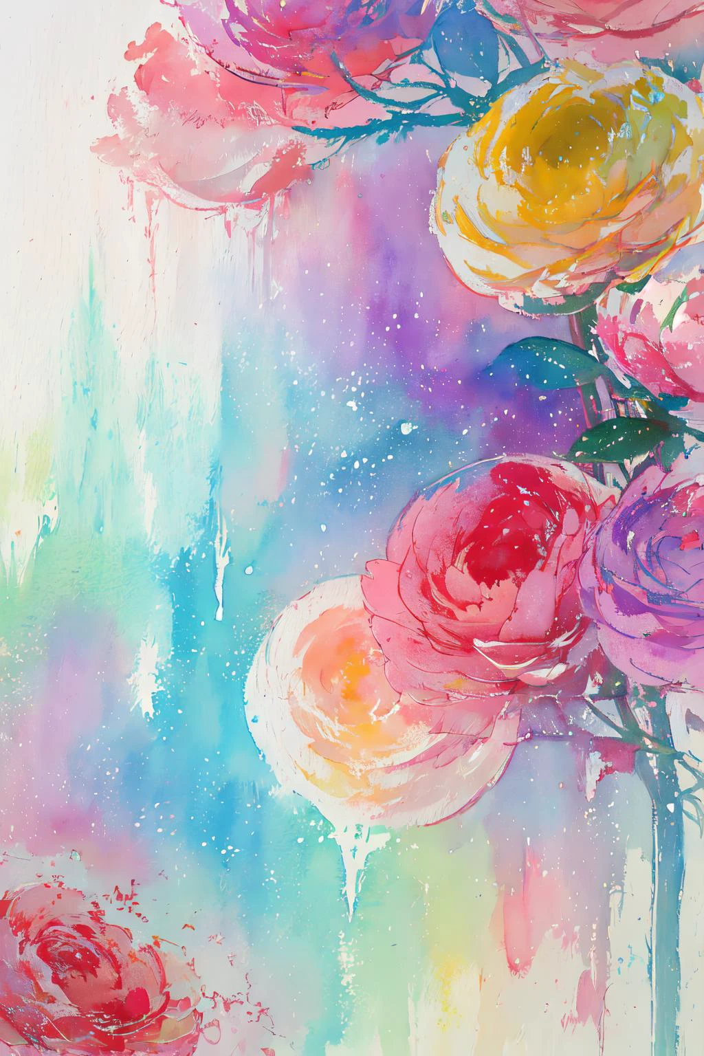 (moist paper,bright watercolor style,comfort,pastel painting illustration,concise,watercolor rendering,natural rendering,pigments mix naturally:1.3),
(white theme,bright theme,:1.3),
<lora:moon-HXZ:0.8> moon