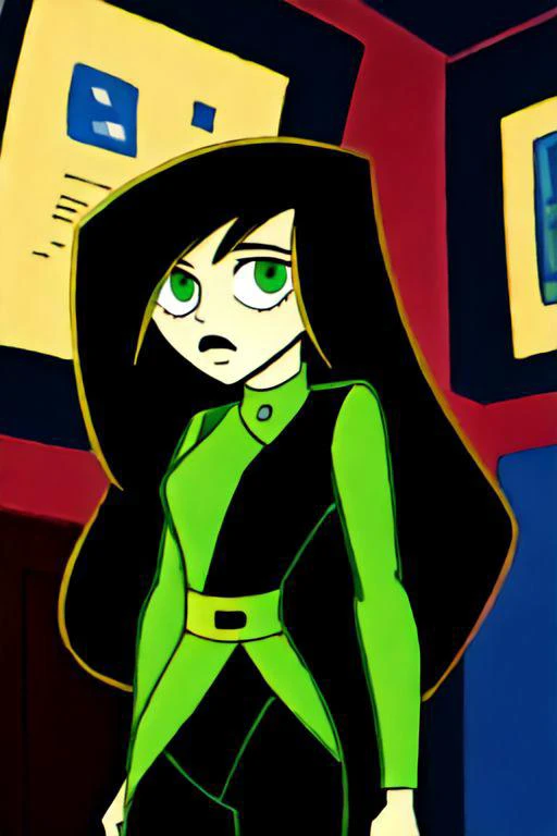 ((High Quality, masterpiece, absurdres, best quality, amazing quality)),
solo, female focus, 1girl, Shego,