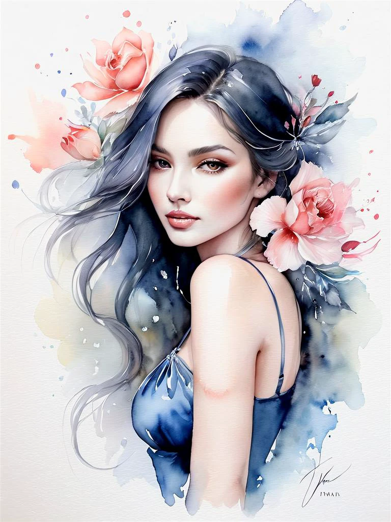 Tina Maria Elena Bak's artwork is a stunning representation of delicate watercolor art that celebrates sexy femininity and sensuality. Through her skilled use of soft colors and fluid forms, she creates a mesmerizing visual experience that captures the essence of her subjects. Bak's portrayal of the female body and intimate emotions is done with tenderness and subtlety, resulting in artwork that is both captivating and evocative. Her ability to merge the sensual and the poetic into ethereal creations is truly remarkable and makes her artwork a must-have for art enthusiasts who appreciate the beauty of the human form and the power of emotions.