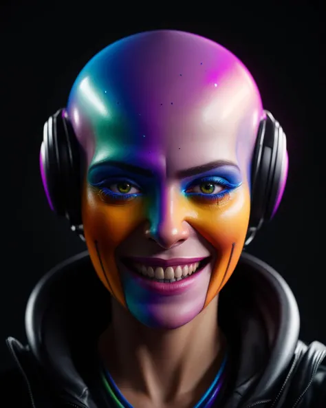impossibly beautiful portrait of alien shapeshifter entity, insane smile, intricate complexity, surreal horror, inverted neon rainbow drip paint, trending on art station, photoreal, 8 k, octane render by greg rutkowski
<lora:Elixir:1>